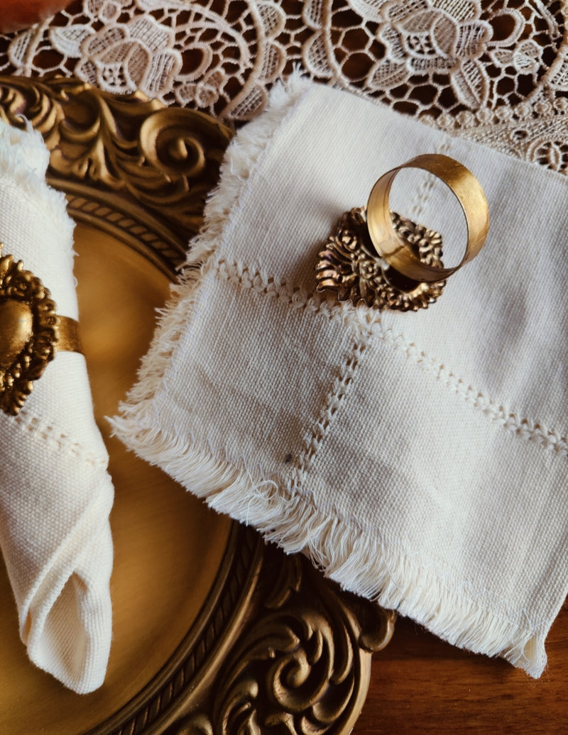 Golden Corazon Napkin Set