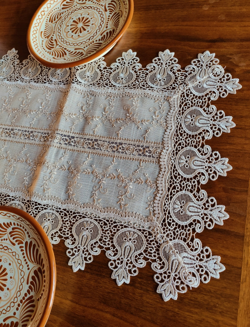 Embroidered Table Runner