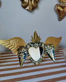 Mirror Corazon con Alas Magico Dark Green