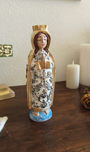 Lady of Fátima – Hand-Carved Virgencita with Milagritos