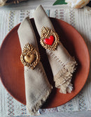 Napkin Set: Corazon Sagrado