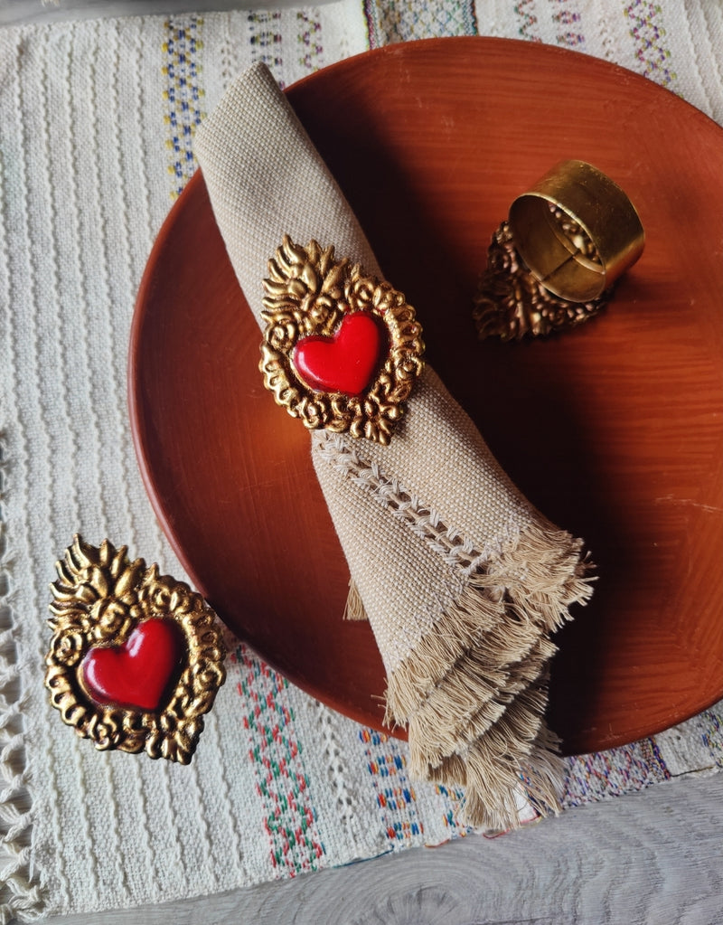 Napkin Set: Corazon Sagrado