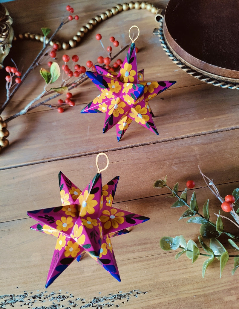 Floral Star Ornament