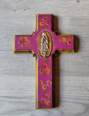 Antique Milagritos Virgensita Cross