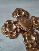 Regina Gold Leaf Cross