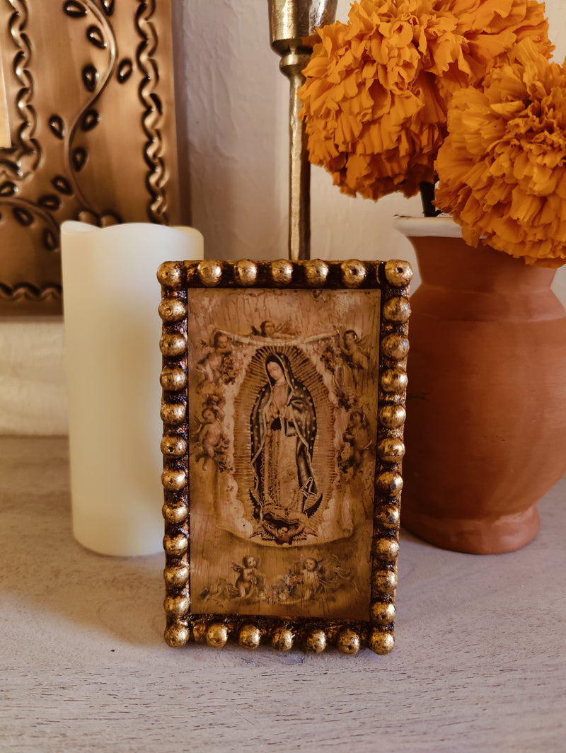Vintage Frame Virgen de Guadalupe (Small)