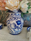 Vase Ceramica Azul Cobalto