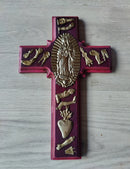 Antique Milagritos Virgensita Cross
