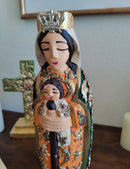 Lady of the Apocalypse – Hand-Carved Virgencita with Milagritos
