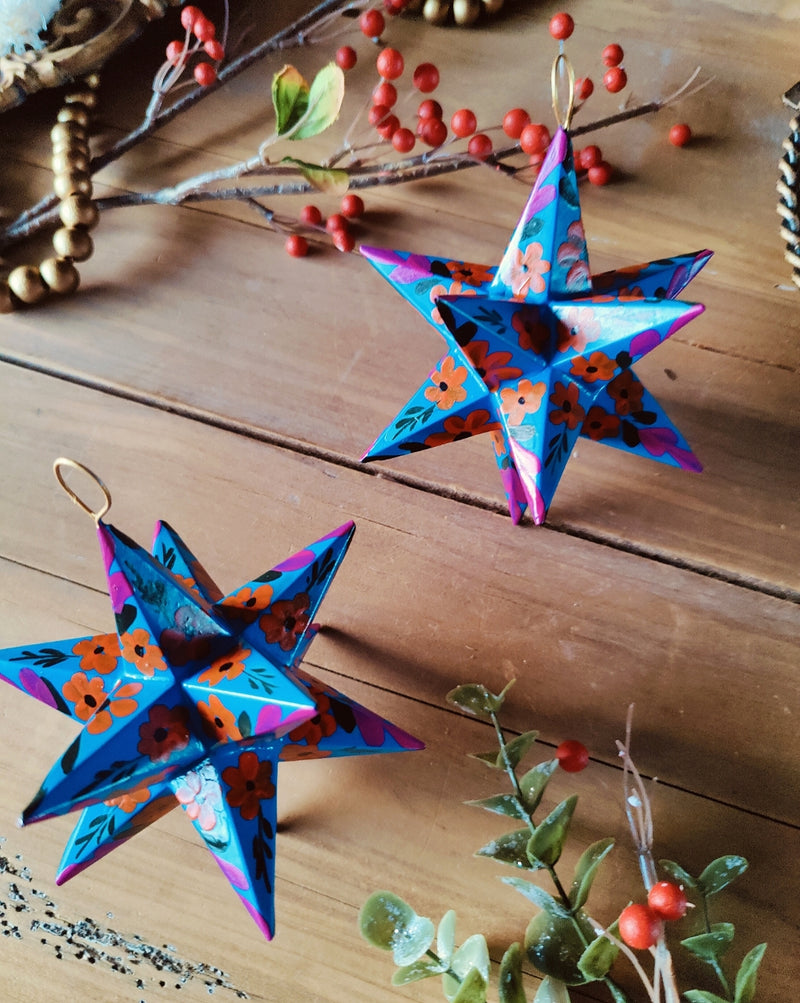 Floral Star Ornament