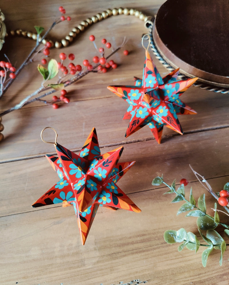 Floral Star Ornament