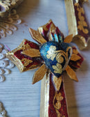Antique Gold Leaf Cross