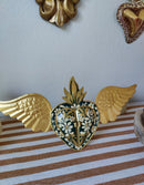 Mirror Corazon con Alas Magico Dark Green