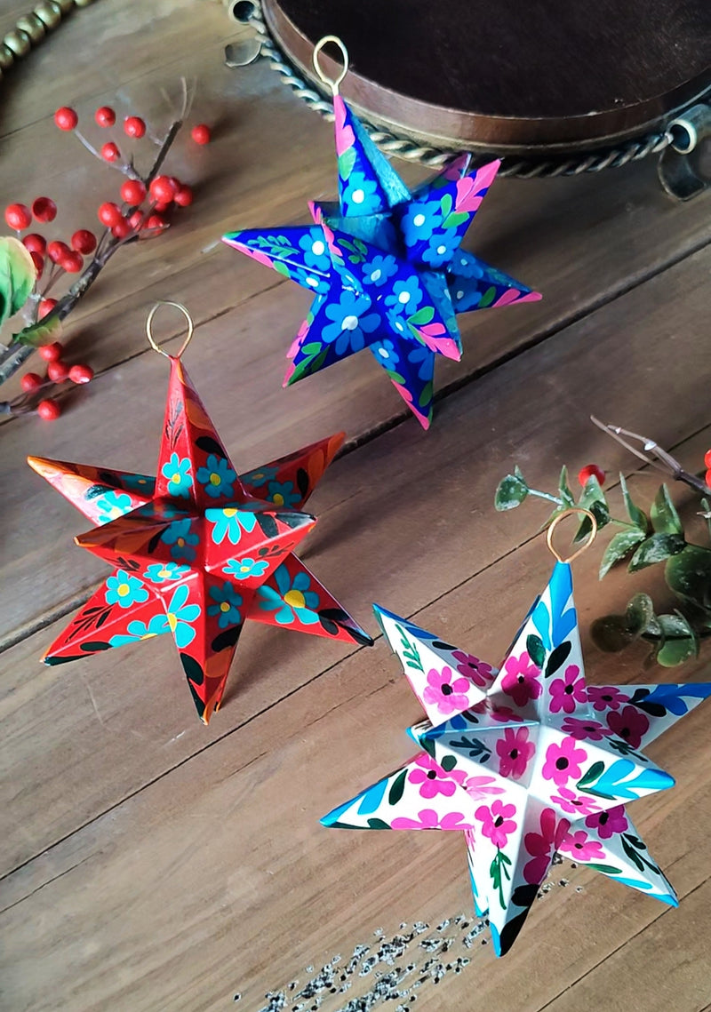 Floral Star Ornament