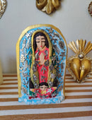 Petita – Our Lady of Guadalupe Hand-Carved Virgencita with Milagritos