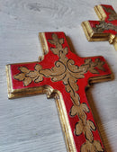 Oro Santo Antique Gold Leaf Cross