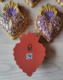 Milagro Corazón virgencita Lila