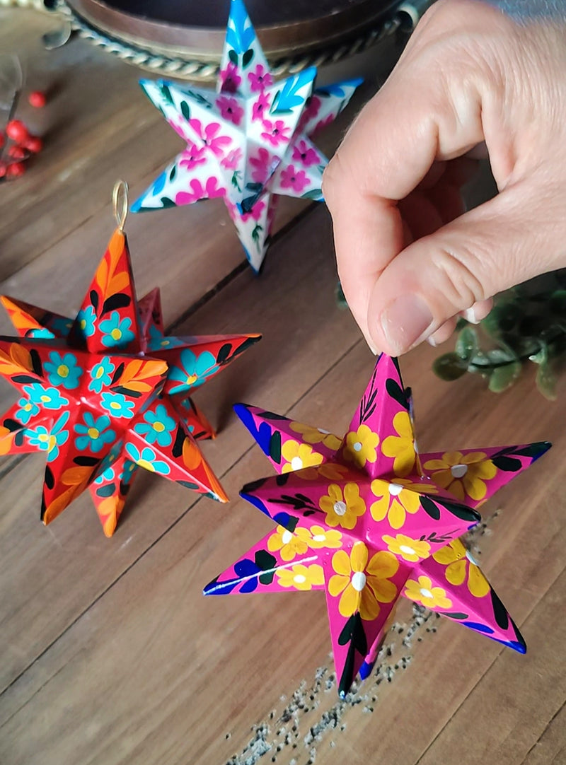 Floral Star Ornament