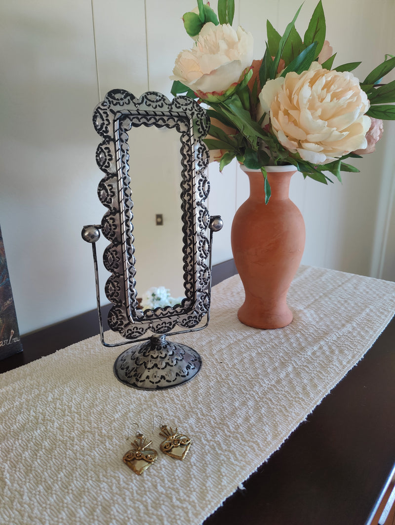 Frida Mirror Silver