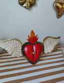 Mirror Corazon Rustic Con Alas (Copy)