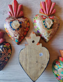 Corazon Rustico Virgen (L)