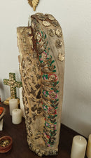 Magnífica – Our Lady of Guadalupe Hand-Carved Virgencita with Milagritos