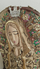 Magnífica – Our Lady of Guadalupe Hand-Carved Virgencita with Milagritos