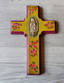 Antique Milagritos Virgensita Cross