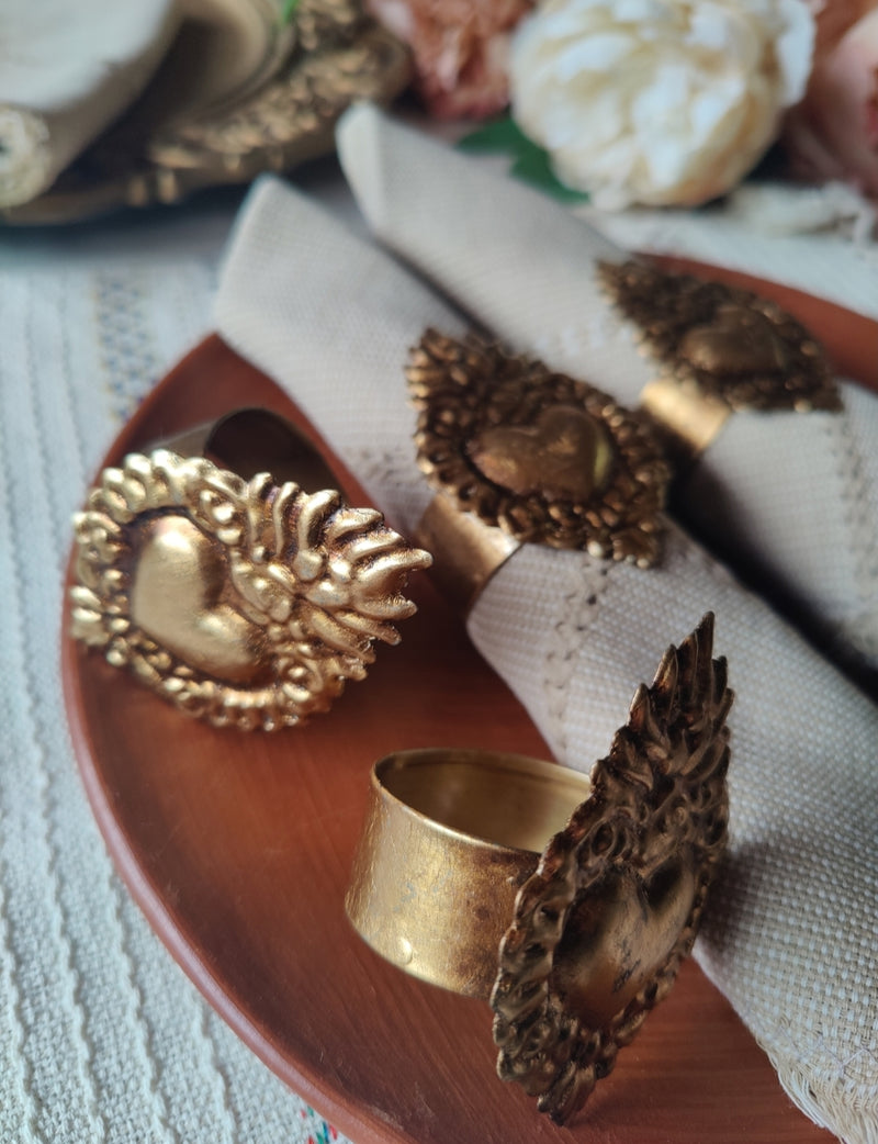 Napkin Set: Corazon Sagrado