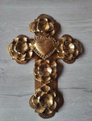 Regina Gold Leaf Cross