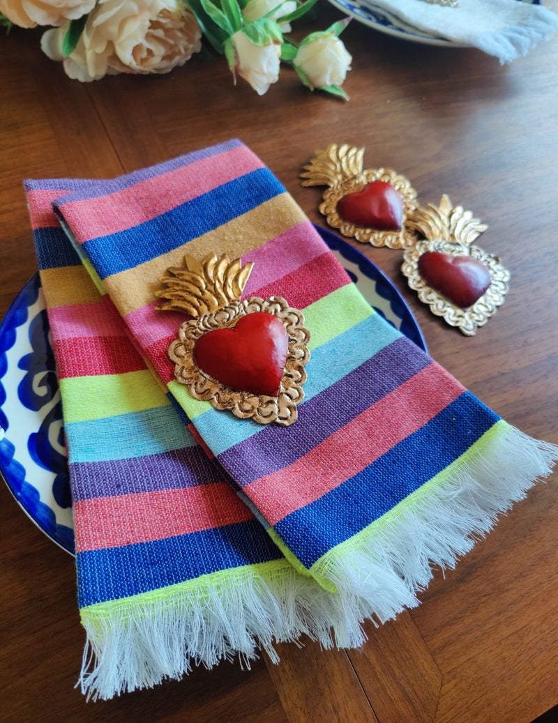 Napkin set: Cena en la Casa Colors