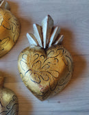 Oro Santo Corazon Gold & Silver leaf M