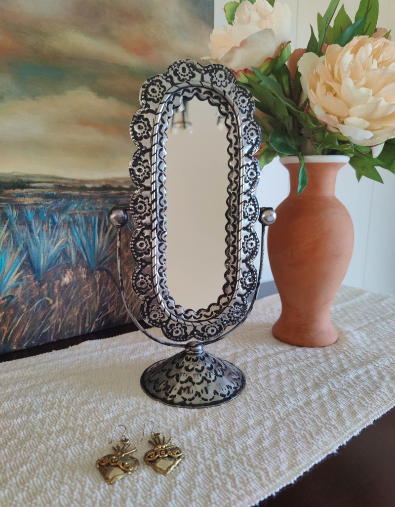 Frida Mirror Silver