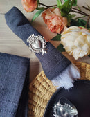 Napkin Set: Midnight Black