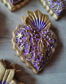 Milagro Corazón virgencita Lila