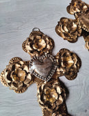 Regina Gold Leaf Cross