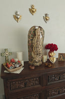 Magnífica – Our Lady of Guadalupe Hand-Carved Virgencita with Milagritos