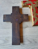 Oro Santo Antique Gold Leaf Cross