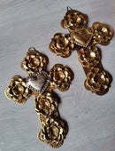 Regina Gold Leaf Cross