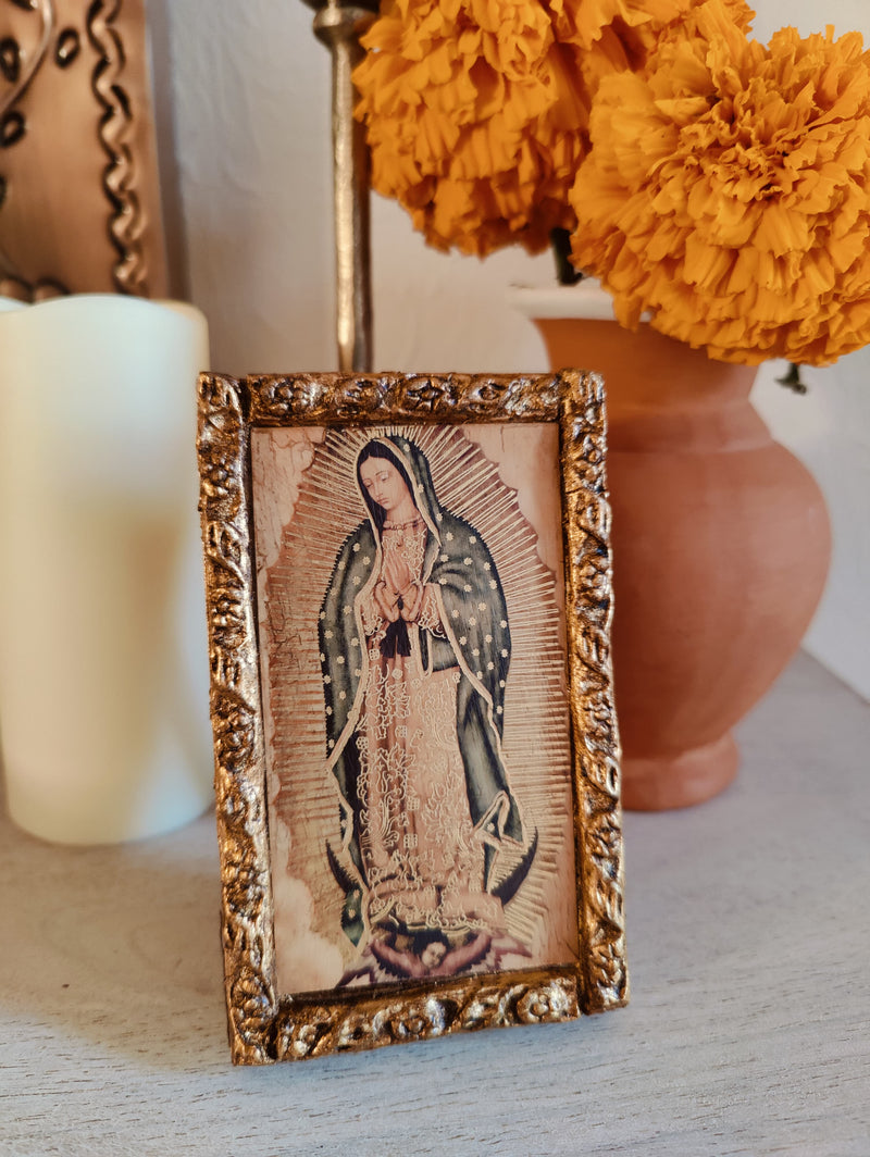 Vintage Frame Virgen de Guadalupe (Small)