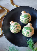 Pajarito Verde Barro Ornament Box