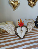 Mirror Corazon Rustic Con Alas (Copy)