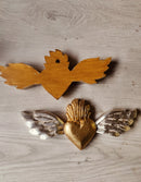 Corazon Antiguo Gold leaf with Wings