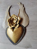 Corazon Dorado with Wings