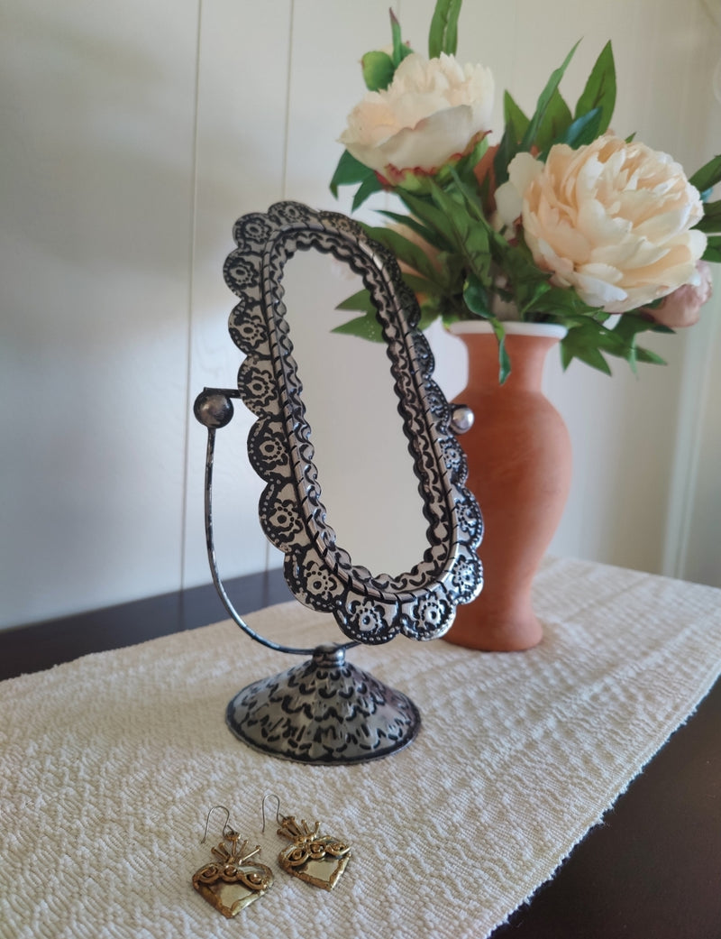 Frida Mirror Silver