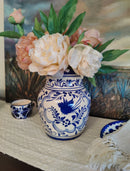 Vase Ceramica Azul Cobalto