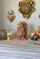 Lady of Guadalupe Reaplandor – Hand-Carved Virgencita with Milagritos