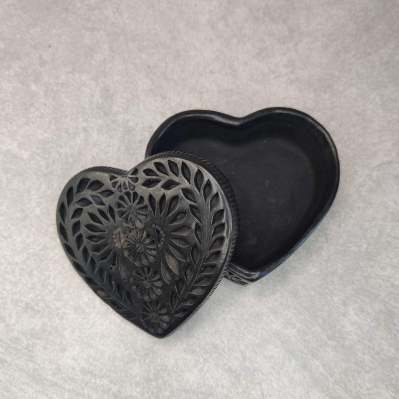 Corazon Jewelry Box-Barro Negro