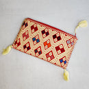 Cosmetic Textile Bag with Tassels: Tapachula