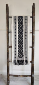 Handwoven Table Runner: Diamond Pattern
